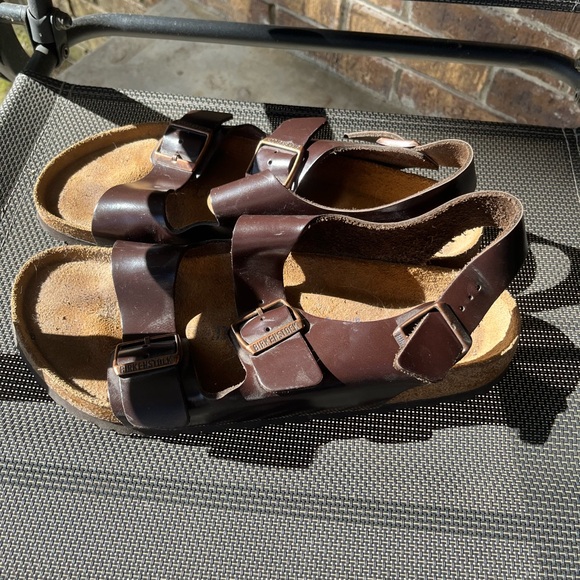 Worn once Birkenstocks in Mocha men’s size 11 - Picture 5 of 5
